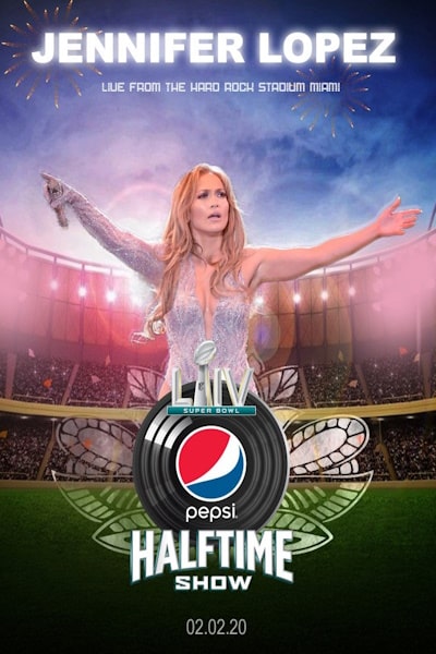 Super Bowl LIV Halftime Show Starring Jennifer Lopez and Shakira(The Pepsi Super Bowl LIV Halftime Show Starring Jennifer Lopez and Shakira)